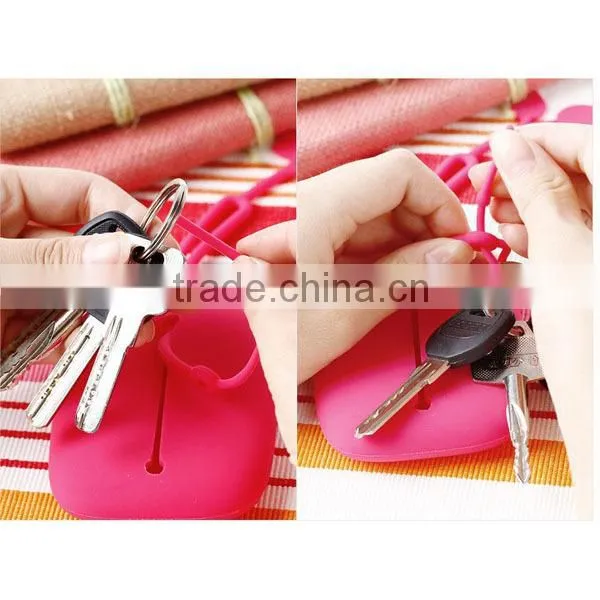 2014 hot selling Factory Promotion New arrival silicone card box bag promotional gifts silicon card bag