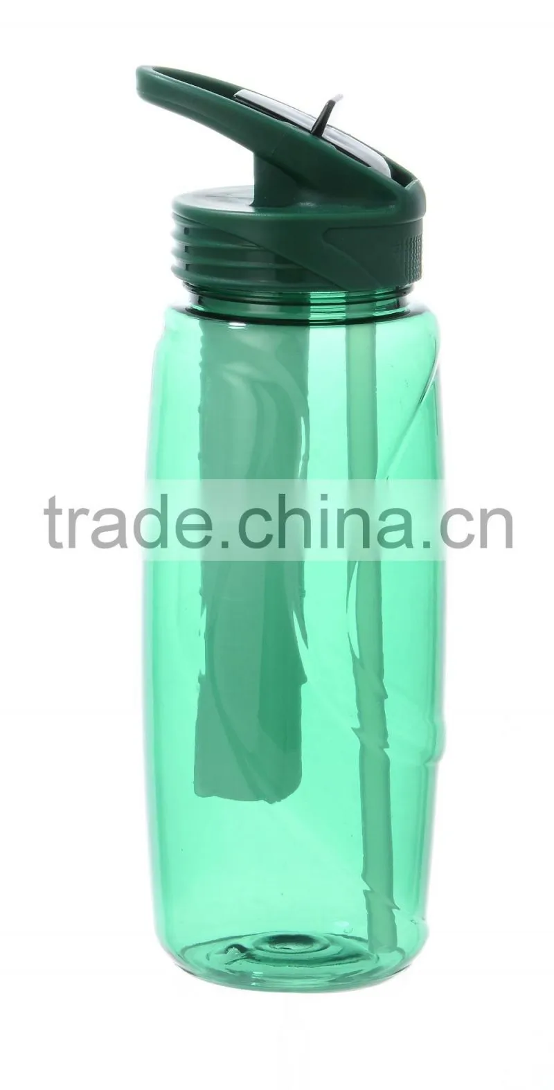 sipper with filter ice tube water bottle