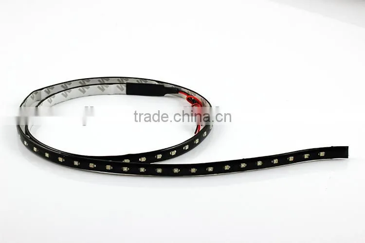 LED 90cm Strip Knight Rider 66 smd Single Green Flashing Led Lights for Cars and Motorcycles