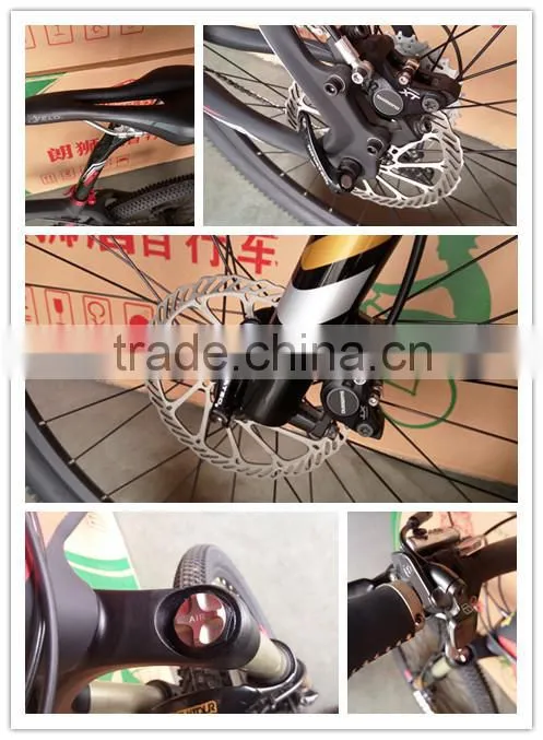 30 high speed 26 inches with double disc brake high carbon fiber Mountain bike