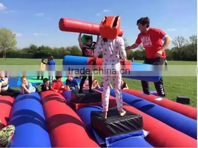 cheap commercial used inflatable gladiator interactive inflatable adults sport game for sale