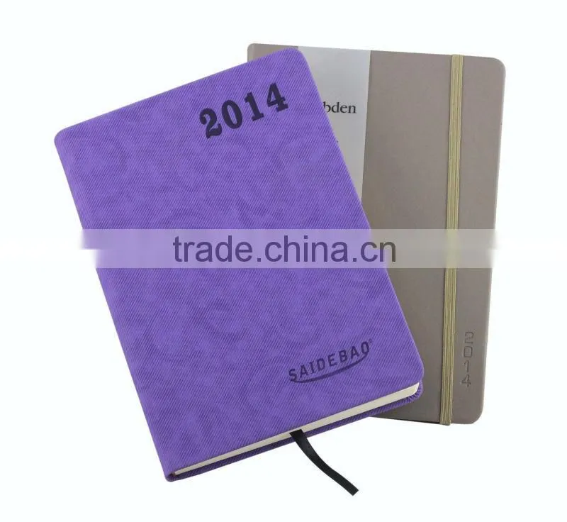 high quality Italy pu leather diary notebook latest Italy change color pu leather diary notebook