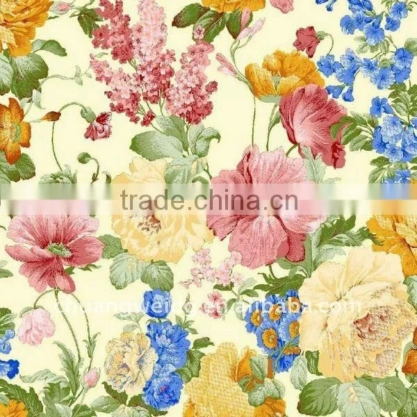 2012 fashion printed chiffon fabric for dress