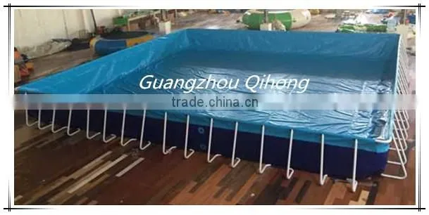 Hot Selling Metal Frame Rectangular Swimming Pool Inflatable