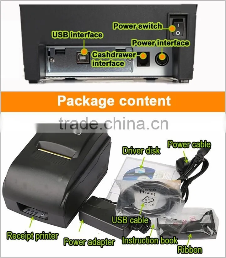 IDMP004 RS232 Bluetooth Android 76mm Dot Matrix Pos Receipt Printer