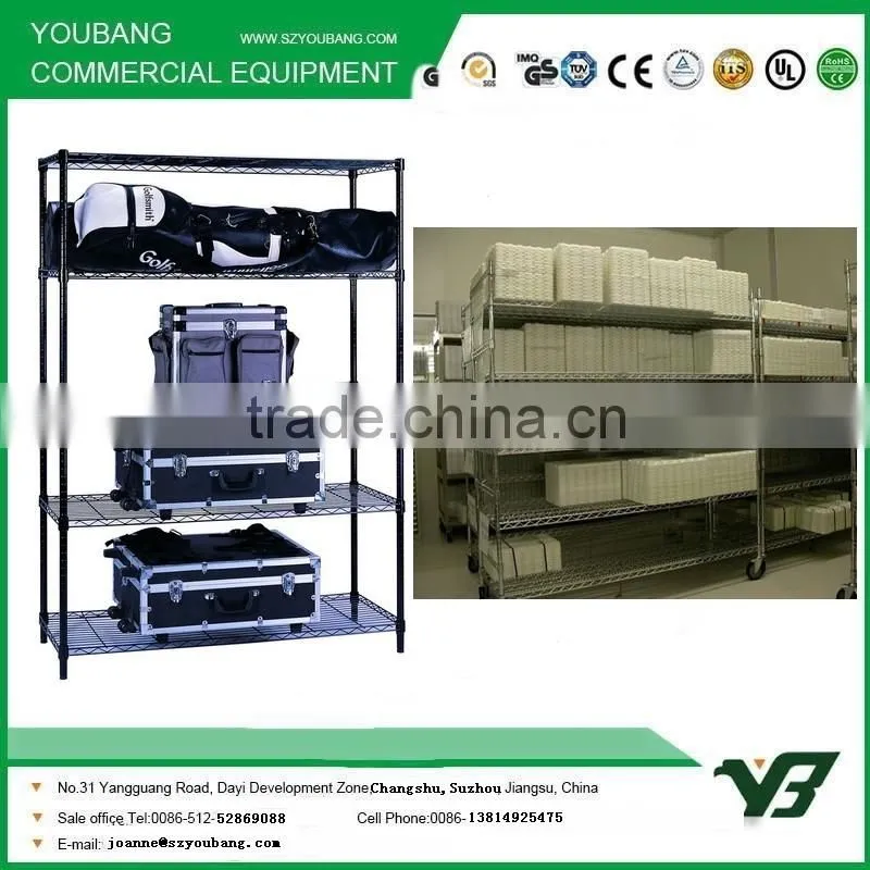 2015 hot sell layer epoxy wire storage rack