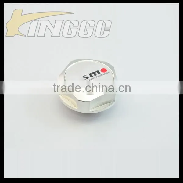 Car Accessories Sliver Racing Aluminum Engine Oil Cap For Sale