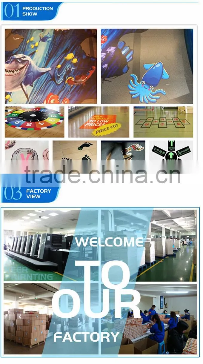High Quality Floor Sticker Advertising