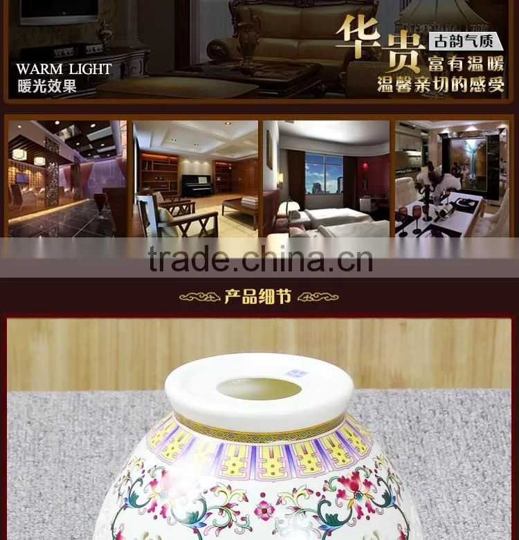 Modern decorative ceiling lamp, ceramic carved wood ceiling light