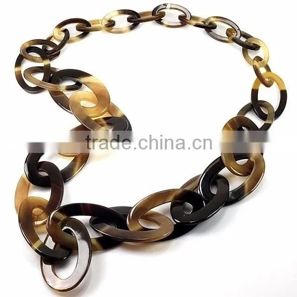 Best selling high quality nice water buffalo horn necklace jewelry