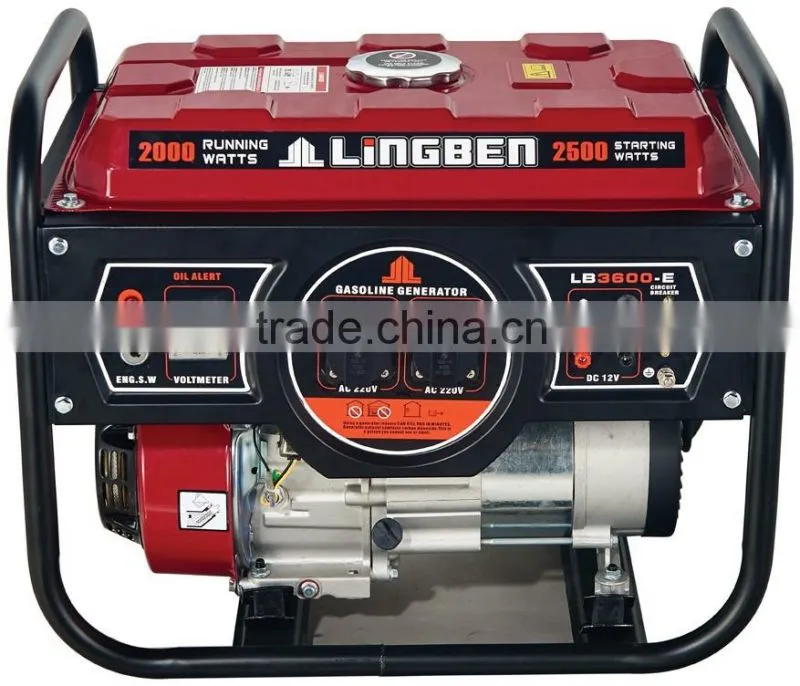 Lingben China 2.5kw generator electric power without fuel price list