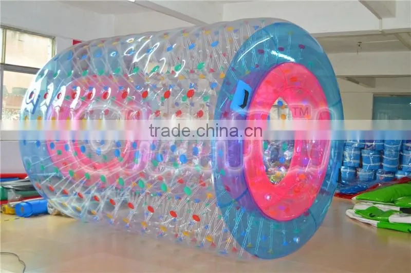 Hot selling commercial Dia 3m PVC/TPU water ball roller inflatable water roller balls