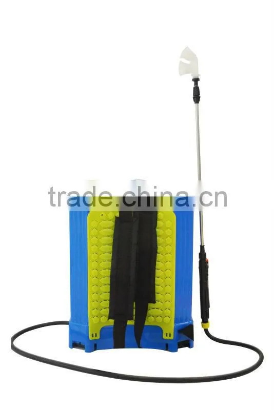 new design battery operated pump agriculture sprayer knapsack power automatic motorized plastic farmer portable battery sprayer