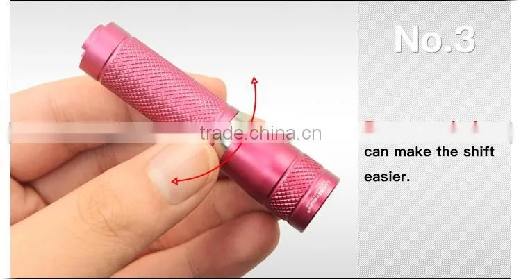 LuckySun Cool Blinking Gifts 200m long range 10440 AAA battery led Torch Lights mini flashlight