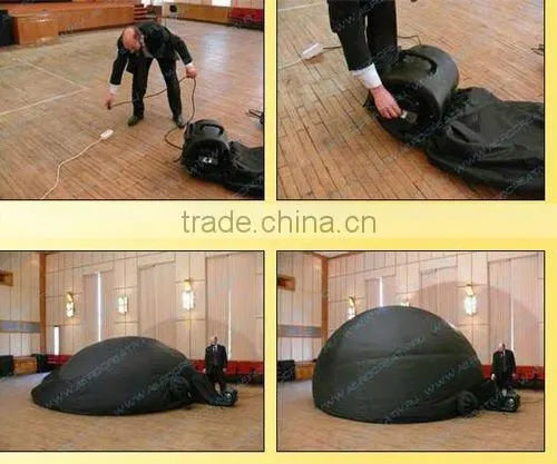 sphere inflatable trade show tent