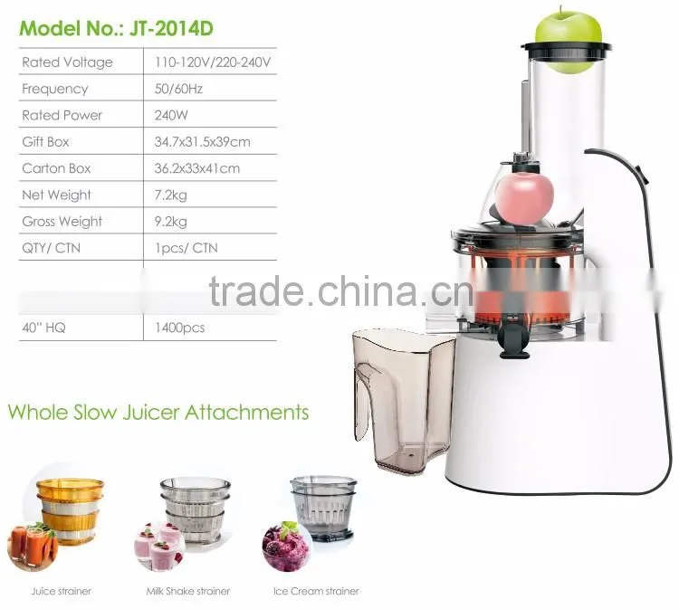 Imported Materials Household Big Mouth Commercial Fruit Juicer extractor