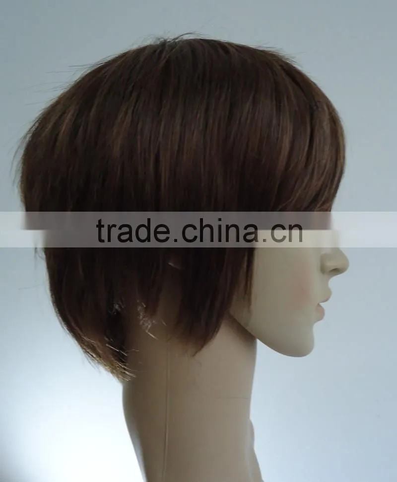 Short Synthetic Hair Straight Wigs African American Wig Cheap Cosplay Synthetic Natural Wigs