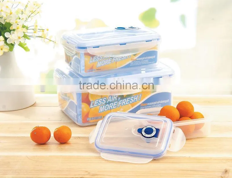 stackable plastic food container set