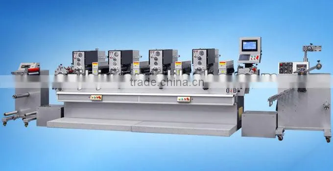 High speed hot new producs 2014 intermittent rotary letterpress adhesive sticker Label printing machinery made in china supplier