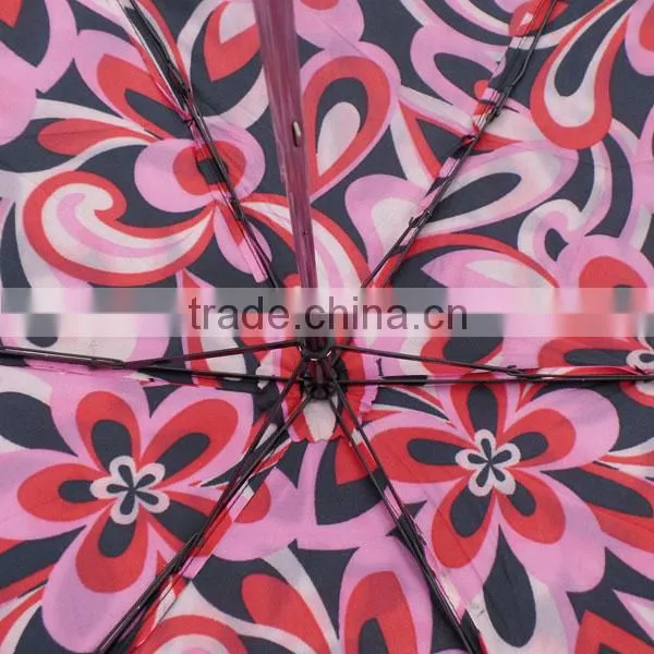 UV-proof flower lady 5-folding umbrella