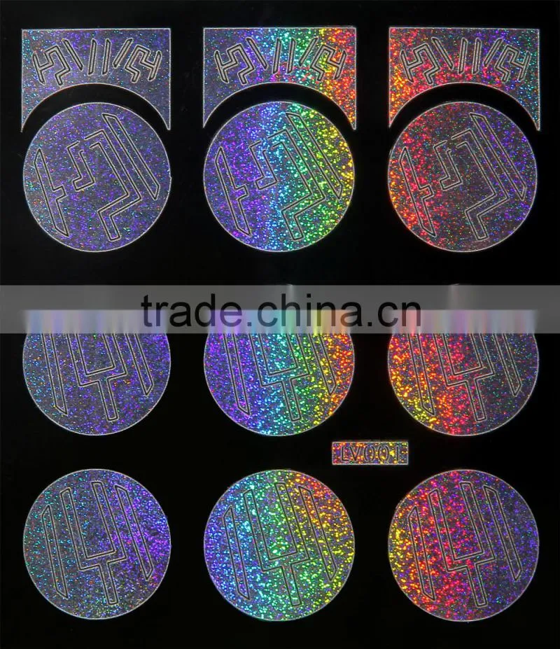 2016 Hot Selling Silver Laser Nail Art Stencil