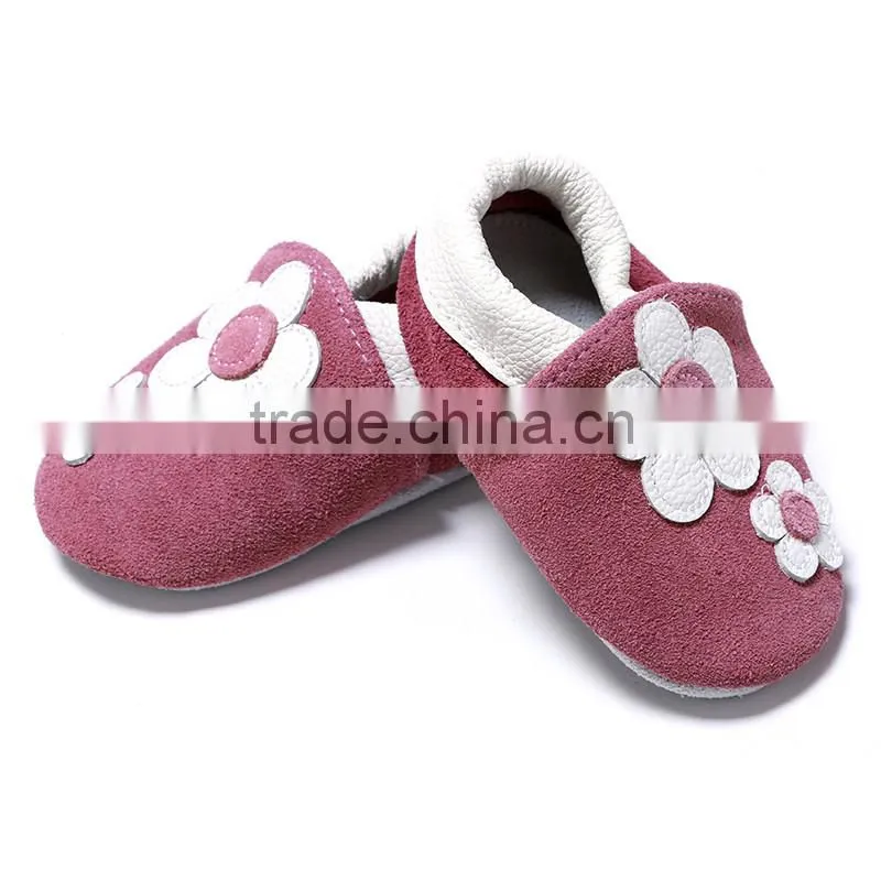 pink flower baby girl grind arenaceous fashion baby girl casual shoes