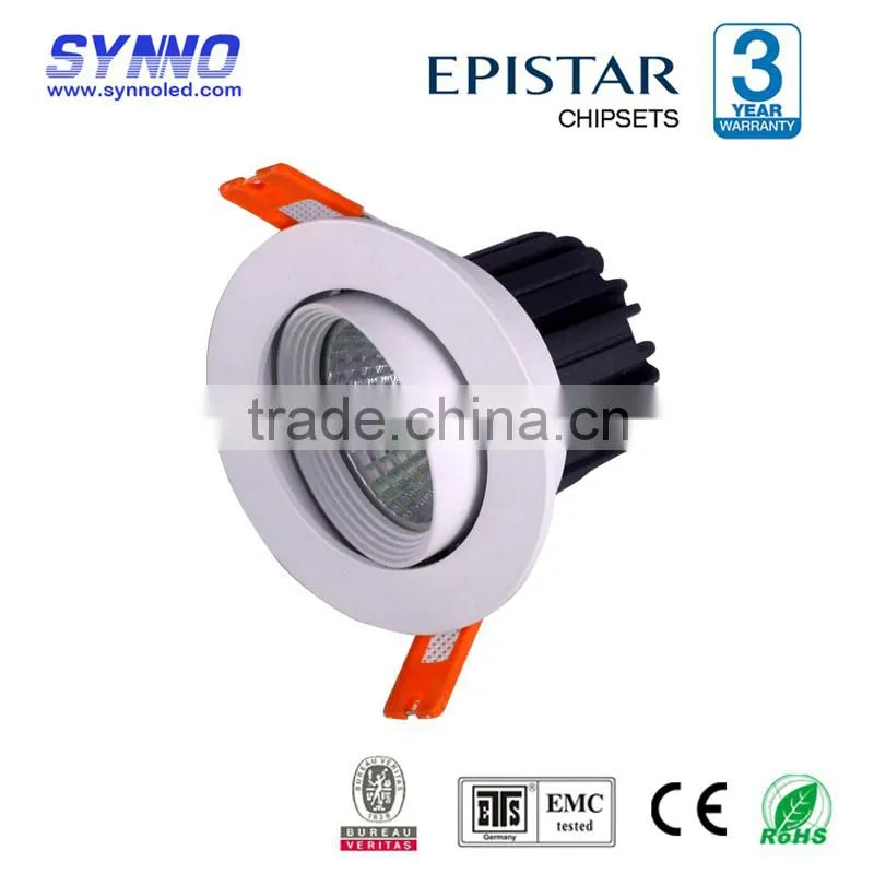 Hot sales 20W COB epistar round recessed IP44 LED downlight