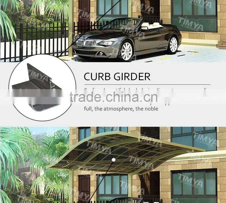 New design aluminum frame carport/ outdoor gazebo carport