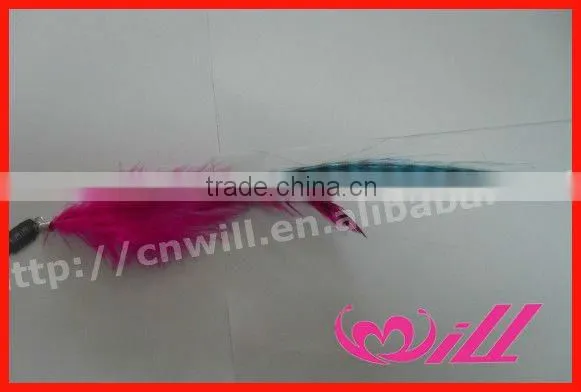 New Hair Accessories Purple Feather Clip In Hair Extension Hair Accessories