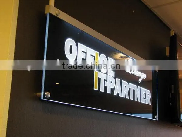 Designer most popular acrylic led toilet sign board