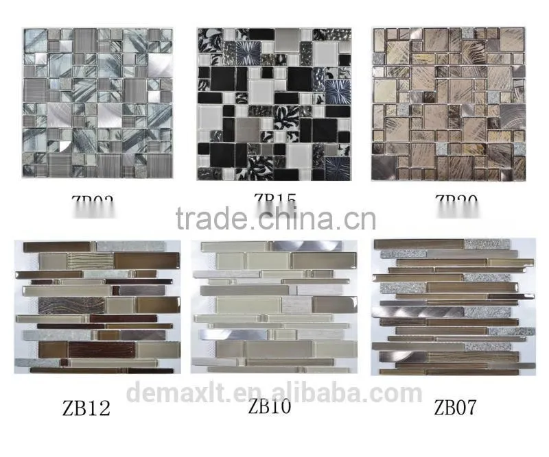 morden swimming pool and interior decoration glass mosaic tiles