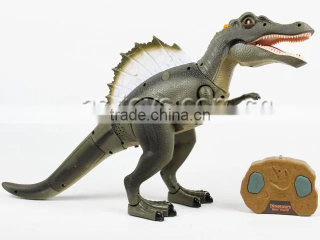 50CM Large flashing walking spinosaurus rc plastic dinosaur toy