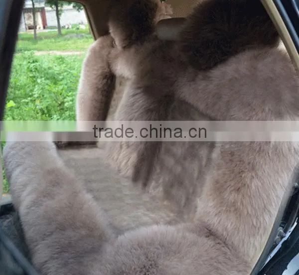 2016/2017 New Fashion Real Australian Lamb Skin Car Fur Seat Cover Set