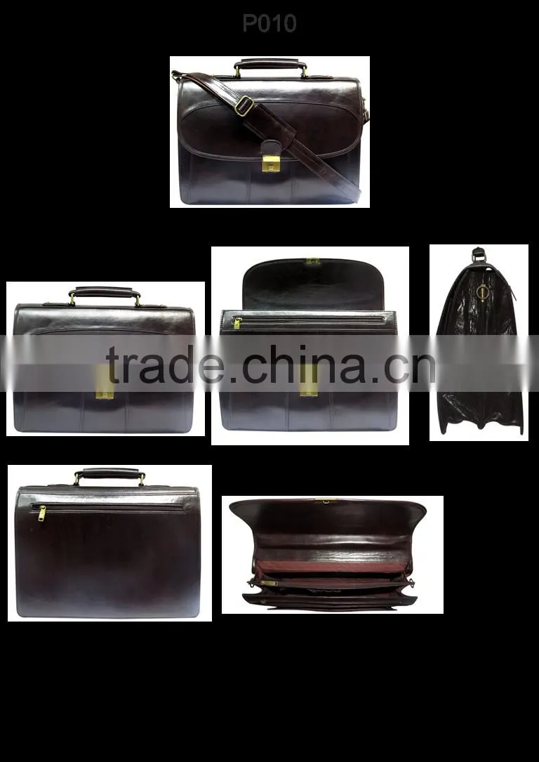 Naz Leather Laptop Document Bag