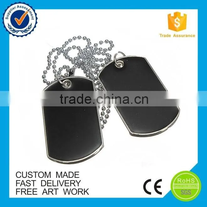 custom engraved dog tag,souvenir gift black enamel skull dog tags