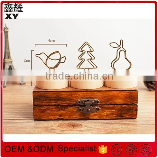 Cute children stationery assorted designs metal bookmark clip
