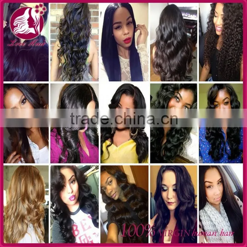 qingdao supplier wholesale 100% human hair jerry curly lace front wig virgin full lace wig ombre wig