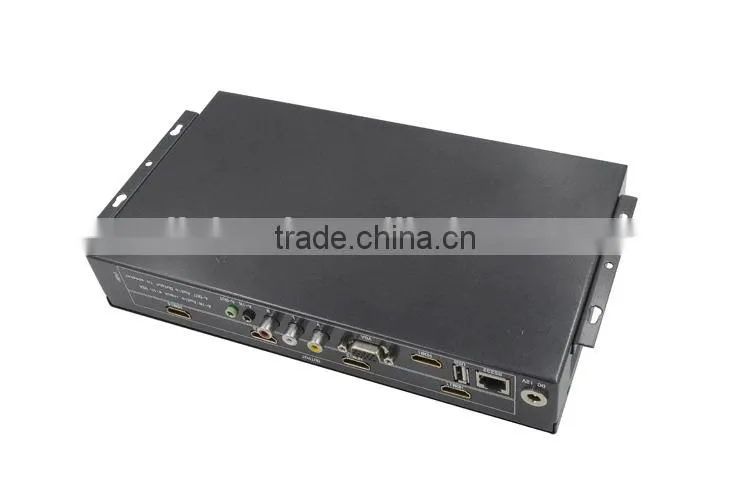 LINK-MI LM-TV04 1080p 2x2 HDMI Video Wall Controller Controlled By Remote, Button and RS232