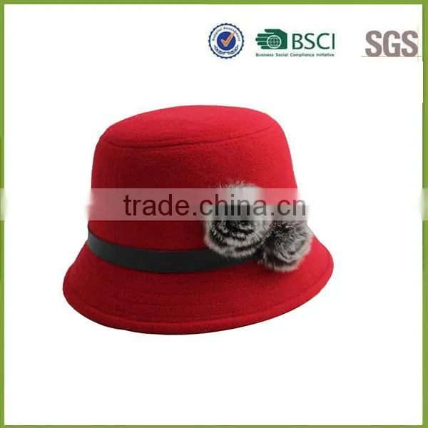 35% cotton 65% polyester red woman felt hat pattern frees