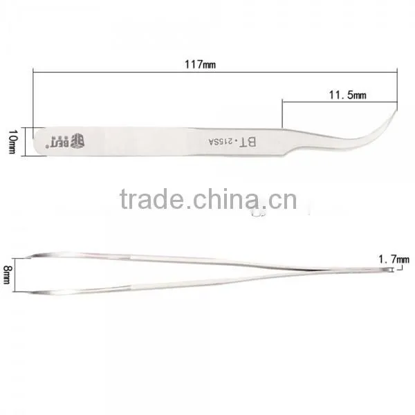 BST-215SA Highly Precise Stainless Steel Matt Tweezers