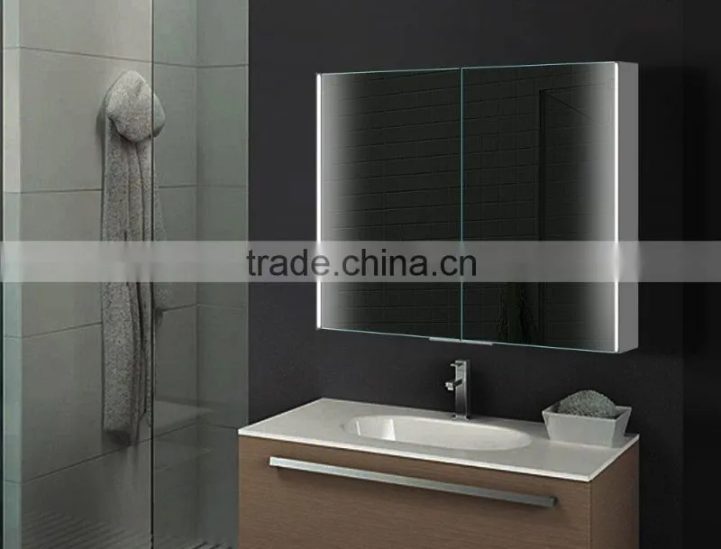 Lamxon led backlit mirror cabinet with light