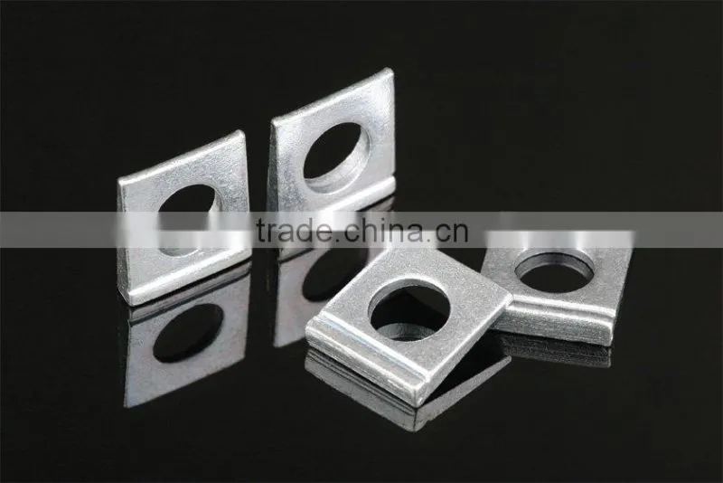 High quality steel square taper washers DIN434