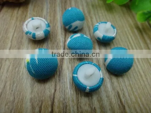 fashion garment accessory buttons to cover fabric metal