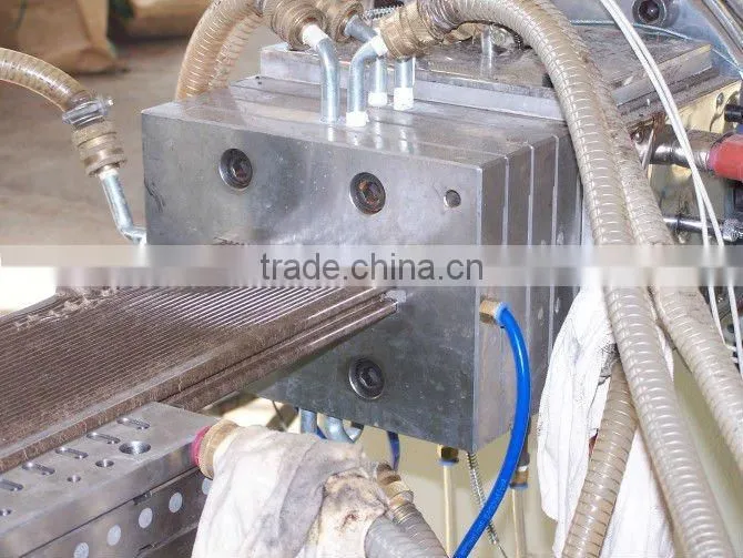 plastic wpc pvc profile machine extruder line