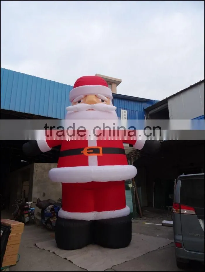 20ft Newest Outdoor Inflatable Sitting Santa for Christmas Decoration