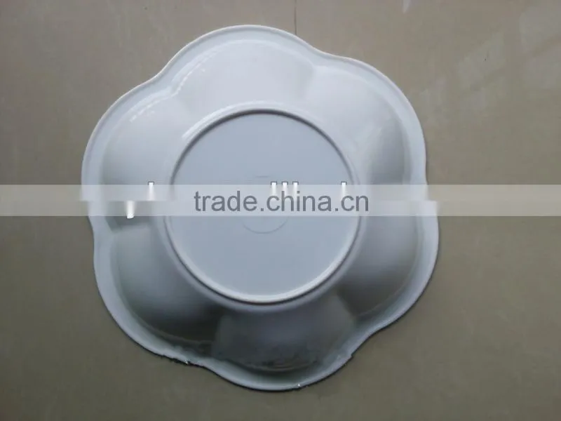 plum blossom shaped melamine fruit plate