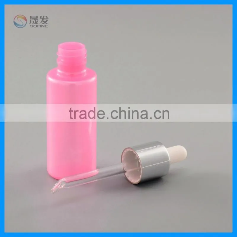 2016 50ml colored dropper bottles with childproof dropper