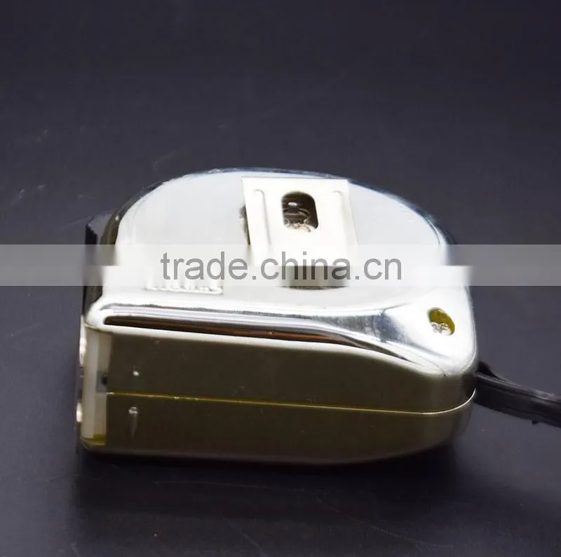 high quality UV chromed ABS case measure tape