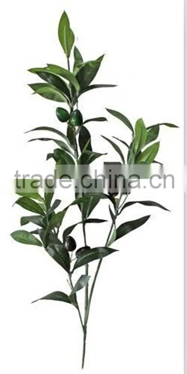 Artificial plant 3 stems silk Olive branch(3 fruits)