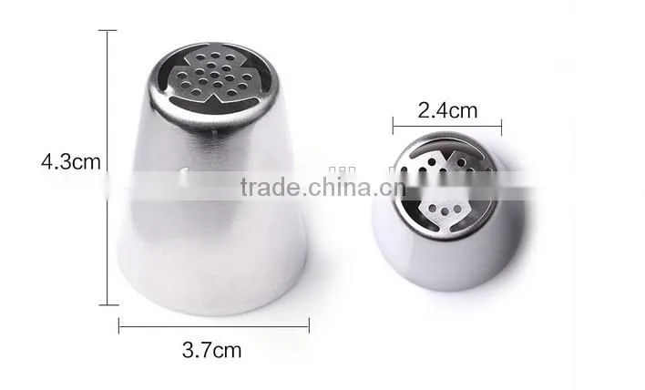 Stainless steel Nozzles Set Cake Decoration pastry tube Piping Spray Cake Decorating